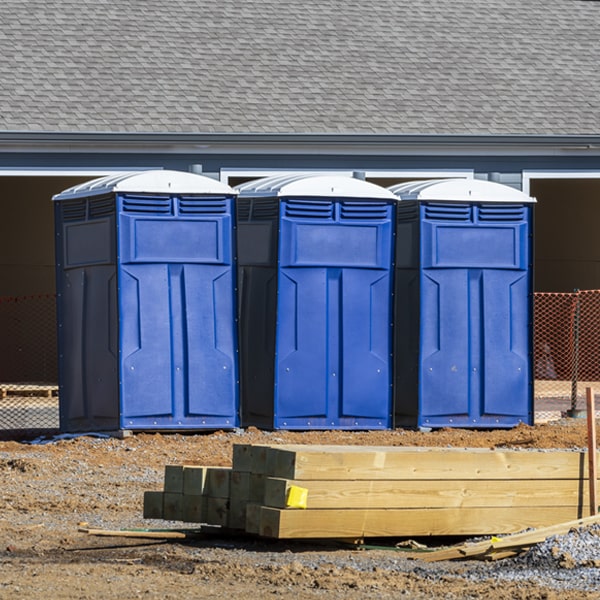 what is the maximum capacity for a single porta potty in Rolla Kansas